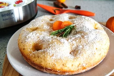 Рождественский мандариновый кекс: шаг 4