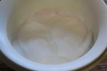 Маково-фруктовый торт с карамелизированными овсяными хлопьями и яблоками под глазурью  (без муки!!!): шаг 7