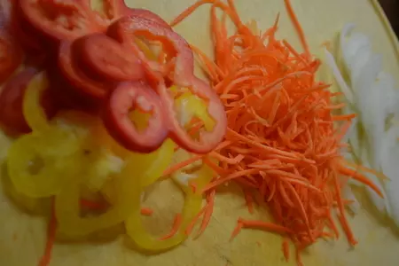 Тёплый салат из куриной печёнки с овощами: шаг 1