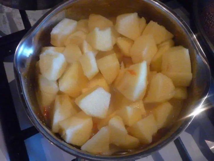 Пудинг из моркови и яблок: шаг 3