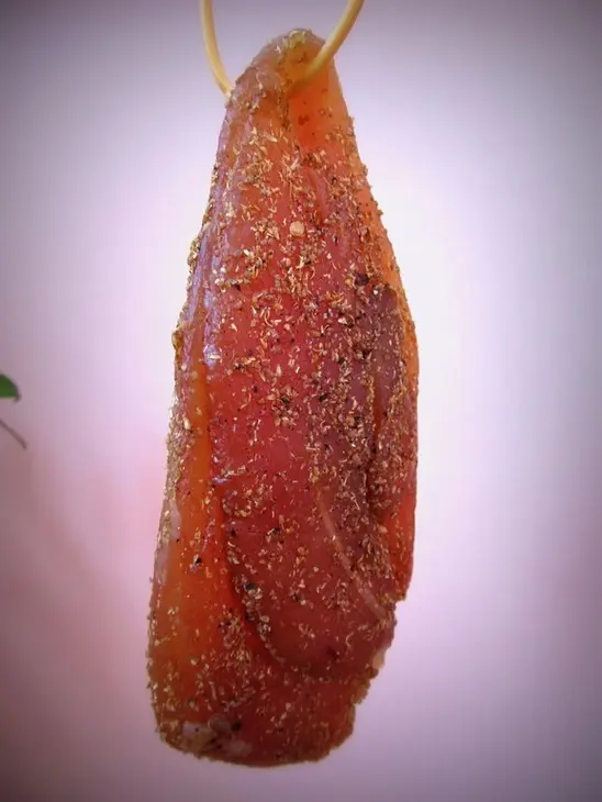 Сыровяленая куриная грудка: шаг 4