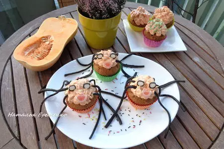 Тыквенные маффины с орехами и клюквой: шаг 19