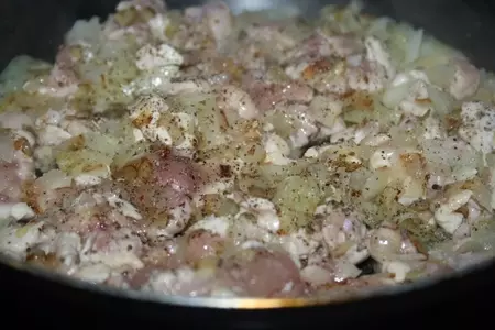 Галантин из курочки с лисичками: шаг 7