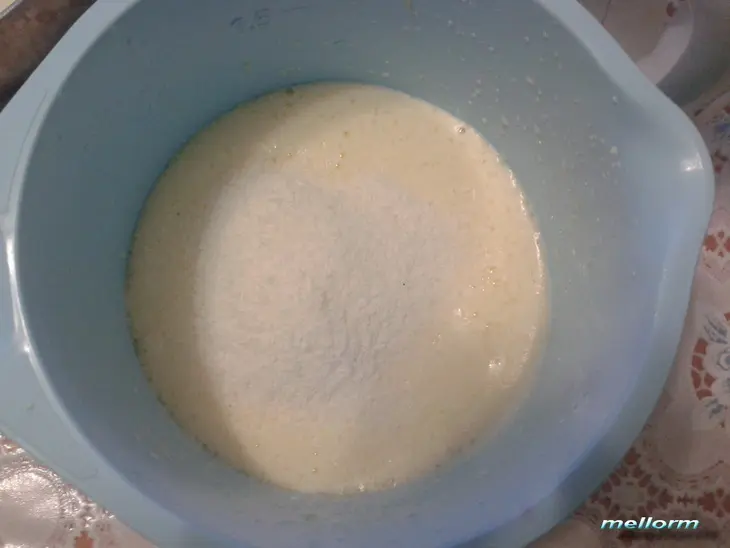 Кокосовый тарт с яблоками и грушами: шаг 3