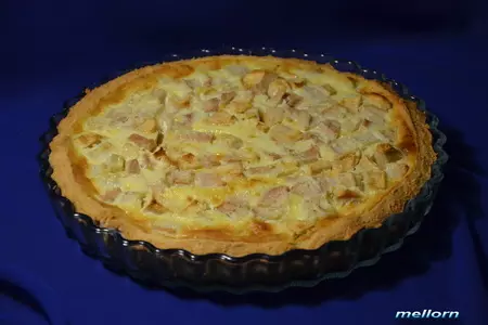 Кокосовый тарт с яблоками и грушами: шаг 9