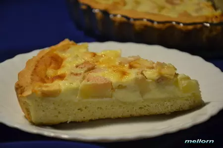Кокосовый тарт с яблоками и грушами: шаг 10