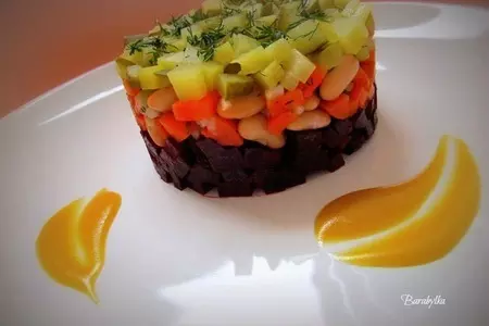 Салат винегрет под одноимённым соусом: шаг 3