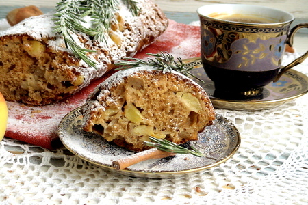 Медовый кекс с яблоком «запах рождества» для фрау светы: шаг 7