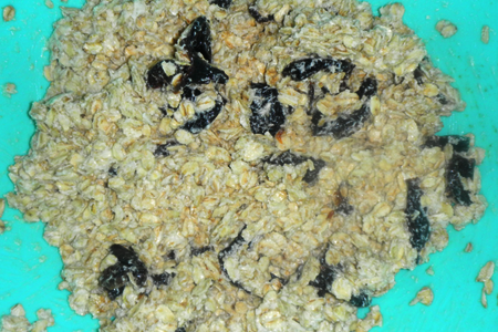 Овсяное печенье с черносливом (без муки и крахмала): шаг 3