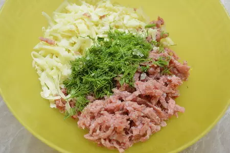 Кабачковые треугольники с начинкой: шаг 5