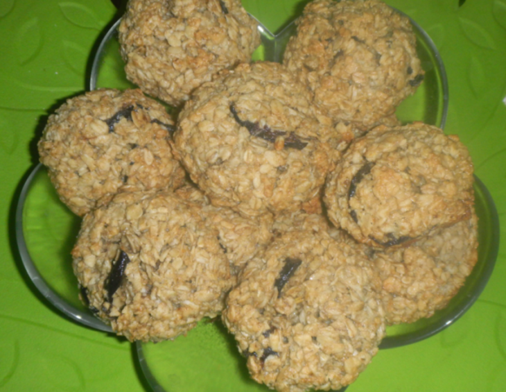 Овсяное печенье с черносливом (без муки и крахмала): шаг 6