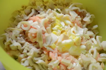 Оливье «по-новому» с морепродуктами. спасибо лилии – lil-8888: шаг 1