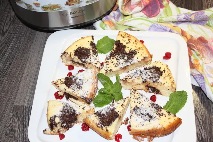Творожное суфле с кусочками шоколада: шаг 4