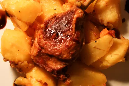 Утиные ножки с картофелем в мультиварке: шаг 6