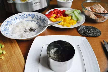 Закусочный суши-торт с сырным кремом: шаг 8