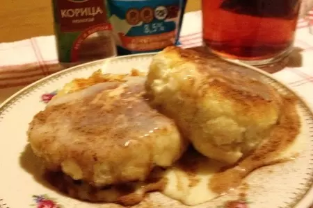 Яблочно-ванильные сырники: шаг 4