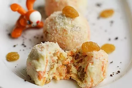 Творожные шарики с морковью и изюмом: шаг 5