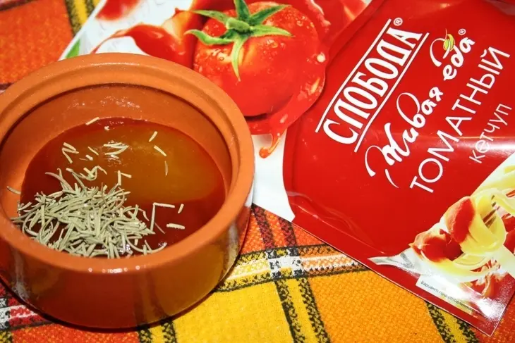 Пряная четвертованная мандариновая курочка: шаг 3