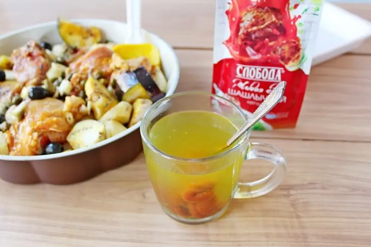 Микс из запеченного кролика, курицы и овощей: шаг 4