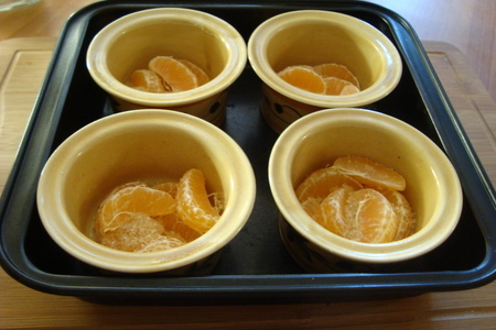 Имбирный крем-брюле с мандаринами и корицей."спасибо танечка-бурёнка": шаг 7