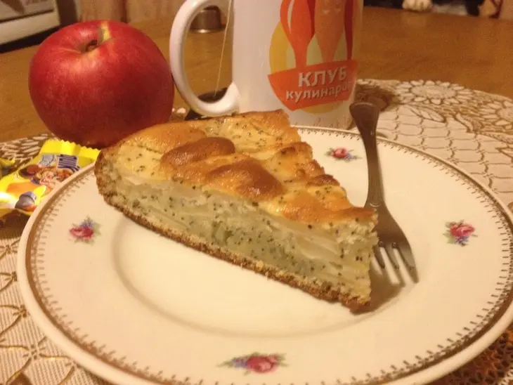 Яблочно-маковый пирог (проще простого): шаг 7