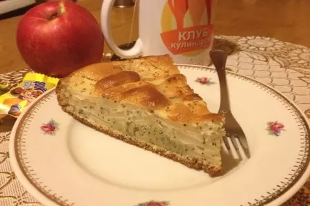 Яблочно-маковый пирог (проще простого): шаг 8