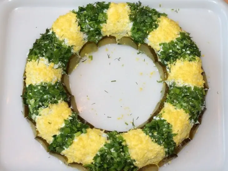Салат из зеленого горошка с тунцом и рисом: шаг 10