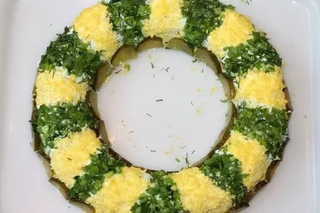 Салат из зеленого горошка с тунцом и рисом: шаг 10