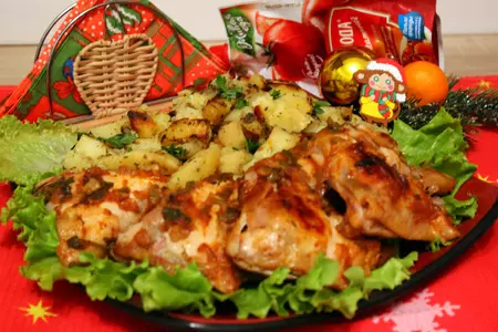 Подкопченые куриные окорочка в пикантном маринаде: шаг 6
