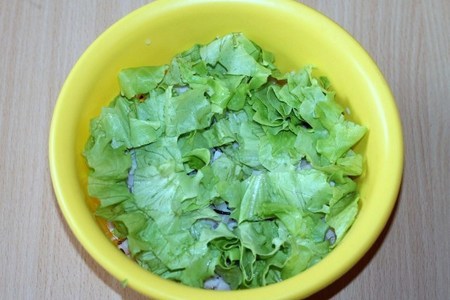 Салат с запеченой тыквой, карбонадом и рисом: шаг 7