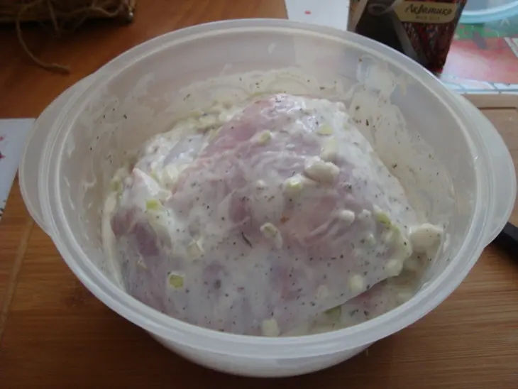 Кролик запеченный с диким рисом и овощами (праздничный ужин): шаг 4