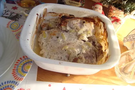 Кролик запеченный с диким рисом и овощами (праздничный ужин): шаг 15