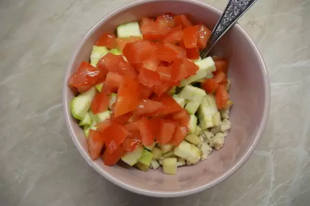 А-ля киш овощной с черным рисом: шаг 3
