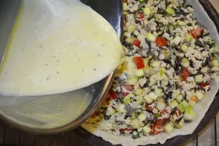 А-ля киш овощной с черным рисом: шаг 10