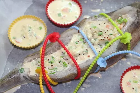 Судак фаршированный "señor fish quinoa": шаг 12