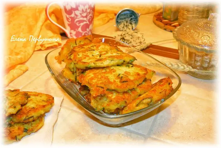 Оладьи тыквенно-рисовые с сыром: шаг 12