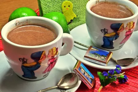 Шоколадный напиток с корицей и мёдом: шаг 8