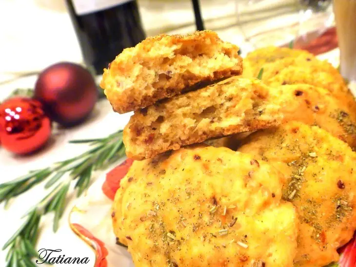 Печенье закусочное с киноа, томатами и розмарином: шаг 8