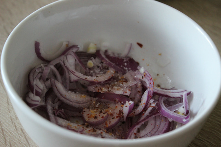 Ароматная свиная грудинка с рисом басмати mix и салатом из петрушки и граната: шаг 8