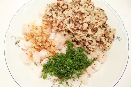 Пирог с палтусом и рисом: шаг 9