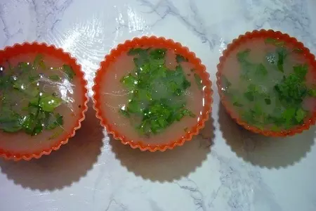 Закусочные кексы под нежной шапочкой: шаг 3