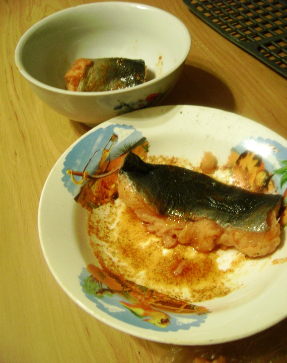 Слоеные закусочные мини-пирожки с горбушей и рисом: шаг 1