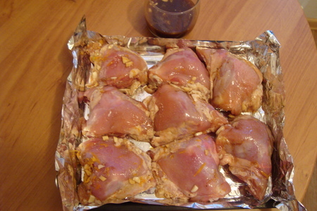 Куриные бедра с мандаринамии и имбирём: шаг 5