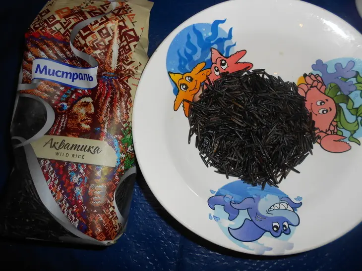 Пирог с куриными фрикадельками и рисом акватика: шаг 1