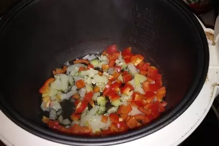 Курица с рисом в томатном соке: шаг 3