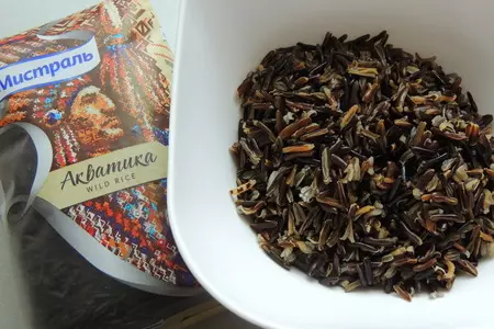 Закусочные рулетики с диким рисом: шаг 1