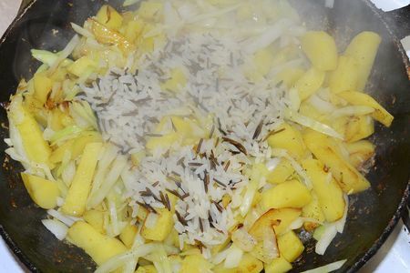 Рагу картофельное с капустой и рисом : шаг 6