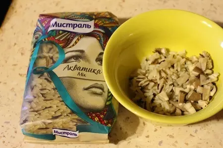 Свиные рулетики с рисом акватика mix: шаг 1