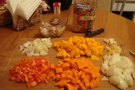 Морепродукты с овощами и киноа: шаг 2