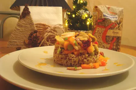 Морепродукты с овощами и киноа: шаг 10